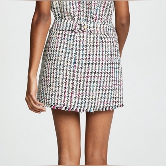 LEYDEN | Monroe Tweed Mini Skirt Women's Size X Small - Picture 6 of 6